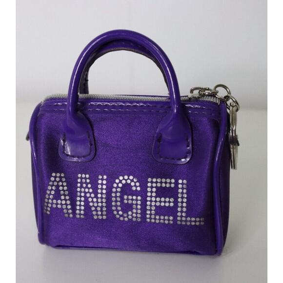 RARE Victorias Secret MINI PURSE ANGEL SUPERMODEL Key Chain Ring BAG CHARM (32) - Picture 1 of 12